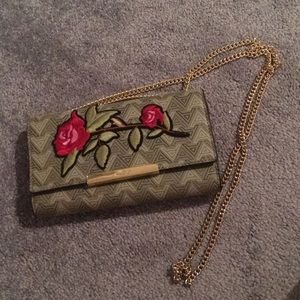 Aldo floral clutch/ crossbody